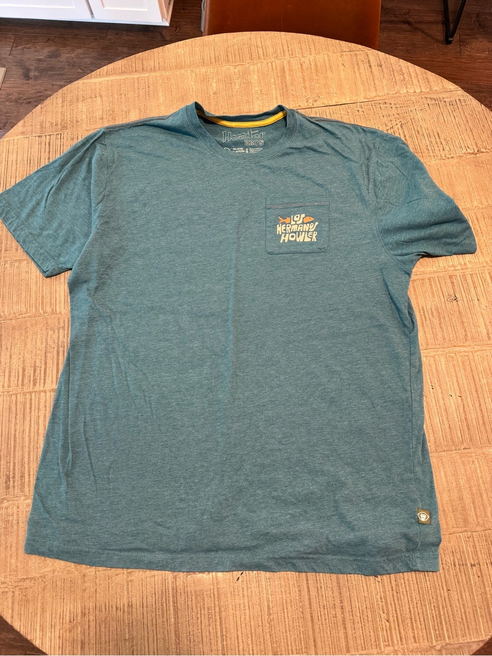 Howler Brothers Teal Short Sleeve Pocket Tee